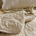 Giường bìa ba mảnh hai mặt cotton Châu Âu quilting là mùa hè phong cách Mỹ đơn giản tăng gấp đôi tăng gấp đôi bụi che Trải giường
