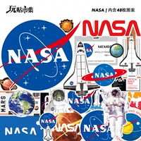 48 наклейки на большие Zhang NASA NASA US Airlines Computer