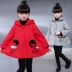 Bé gái 10 mùa thu đông 8 phiên bản Hàn Quốc 7 lông 6 áo 5 trẻ em 9 áo gió 4 bé gái 4 tuổi