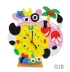 Đồng hồ hoạt hình sáng tạo DIY handmade đồng hồ báo thức bộ dụng cụ mẫu giáo nhận thức thời gian trẻ em đồ chơi đồng hồ thiệp tết handmade Handmade / Creative DIY