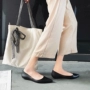 Phiên bản Hàn Quốc của bốn mùa giày mềm đế thạch mềm miệng chống thấm nước mưa chống trượt giày đế bằng giày đơn giày nữ giày đế bằng bọc giày đi mưa cao cấp