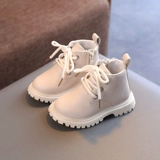 Martens, детская обувь, нескользящие короткие сапоги для мальчиков, осенняя, коллекция 2022, мягкая подошва