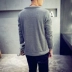 Mùa thu màu rắn áo len nam cộng với phân bón XL cardigan áo len áo len áo Hàn Quốc Slim triều quần áo của nam giới áo hoodie nam Cardigan