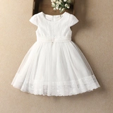 Летнее платье, юбка на девочку, белый наряд маленькой принцессы