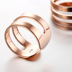 Bạc 925 sterling Nhật Bản và Hàn Quốc phiên bản nhẫn khí nam đơn giản ba vòng mặt trơn đôi nhẫn chỉ số ngón tay đeo nhẫn trẻ em - Nhẫn nhẫn cưới bảo tín minh châu Nhẫn