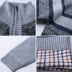 Mùa xuân và mùa thu 2019 của áo len dây kéo nửa chiều cao thẳng nam dày Hàn Quốc áo len dài tay nam trung niên - Kéo qua