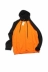 Orange hoodie khâu đơn giản làm trắng của phụ nữ trùm đầu lỏng dài tay áo bông áo len áo bomber nữ Áo len