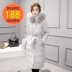 Chống mùa đặc biệt xuống áo khoác nữ phần dài 2018 mới mỏng mỏng Hàn Quốc phiên bản của đầu gối dày mùa đông áo thủy triều Xuống áo khoác