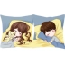 Couple gối xe gối phim hoạt hình cặp lãng mạn đệm ngủ sáng tạo giường dễ thương gối phòng ngủ gối