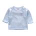 Bé mùa hè điều hòa không khí phù hợp với đồ lót trẻ em của trẻ em áo khoác mỏng cotton dài tay T-Shirt đặt mảnh duy nhất siêu mỏng 0-2 tuổi