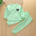 Mùa xuân và mùa thu Bộ đồ lót cho bé sơ sinh Bộ đồ sơ sinh bằng vải cotton cho trẻ sơ sinh thời trang trẻ em hàn quốc Quần áo lót