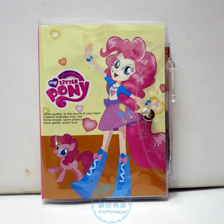 Мини-блокнот Xiaoma Bolly, набор канцелярии MyLitTLEPONY, включает 4 модели