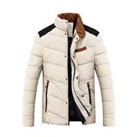 Áo khoác nam mùa đông làm dày áo khoác bông - Bông áo khoác hoodie nam