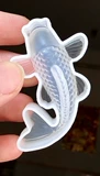 Китайская трехмерная силиконовая форма, акриловый фондан, карп, 3D