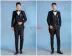 Cao cấp của nam giới tuxedo trang phục sân khấu lệnh điệp khúc phù hợp với tiệc cưới nghệ thuật kiểm tra phù hợp với ăn mặc