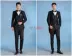 Cao cấp của nam giới tuxedo trang phục sân khấu lệnh điệp khúc phù hợp với tiệc cưới nghệ thuật kiểm tra phù hợp với ăn mặc bộ vest nam thời trang Suit phù hợp