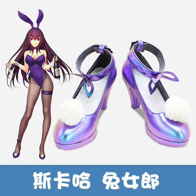 taobao agent E4831 Fategrand Order Skaha Rabbit Girl COSPLAY Shoes COS Shoes