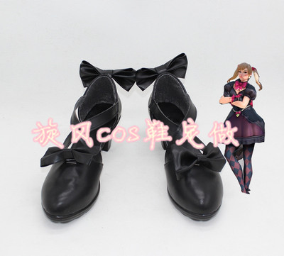 taobao agent C8933 Watch COS Pioneer COS DVA Song Hana COS Black Cat Luna Cosplay Shoes