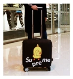 Эластичный багажный износостойкий мультяшный чемодан для путешествий, 18 дюймов, 20 дюймов, увеличенная толщина