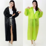 Модный длинный дорожный портативный дождевик для путешествий, увеличенная толщина