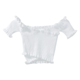 Летний сексуальный трикотажный свитер, футболка, коллекция 2021, в корейском стиле, открытые плечи, популярно в интернете