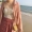 Mùa hè 2018 mới của phụ nữ Hàn Quốc phiên bản của tự trồng hoang dã mỏng đoạn ngắn màu rắn nhỏ vest bên ngoài mặc chic sling triều áo sơ mi nữ đẹp