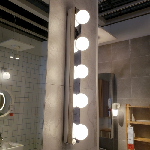 Ikea, бра, передние фары для зеркала для ванной комнаты, люстра, лампочка