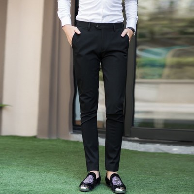 Của nam giới thường quần Hàn Quốc xu hướng thanh niên quần mỏng thủy triều quần của nam giới kinh doanh đơn giản chân thời trang quần