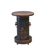 Ретро промышленный ветровый стол и стул комбинированный парикмахерский ресторан ресторан молока Магазин чая повседневная коллекция Кругная бочка ствол