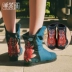 Giày vải Bắc Kinh cũ của phụ nữ giày cotton mùa đông gió quốc gia boot cao cổ nữ zara Giày ống