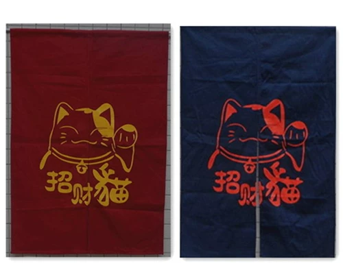 Японское дверное занавес японское суши -ресторан ткань занавес кухонная дверь занавес Тайвань Кайюн входной перегород