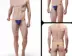 Sexy thong nam tóm tắt gợi cảm đàn hồi chặt chẽ jj set băng lụa quần lót đồng tính mượt quần hình chữ T quần lồi