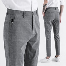 Брюки 2022新款男士休闲长裤修身纸样版裁剪图纸韩版小西裤打版裁衣模板