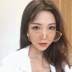 Net đỏ với kính khung Hàn Quốc phiên bản của nam giới và phụ nữ 2018 chống bức xạ cận thị gương phẳng kính mát đa năng khung lớn là mỏng