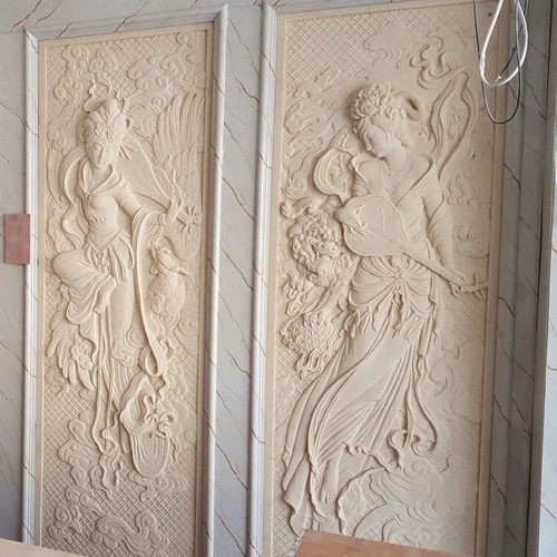 Скульптура из песчаника китайская фея летающая карта Rush Crystal Villa Villa Community Park Hotel Отель