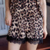 New Leopard ren chống xà cạp phụ nữ lỏng lẻo kích thước lớn phần mỏng mặc quần short xà cạp nữ chống ánh sáng - Quần short quần ngắn nữ Quần short