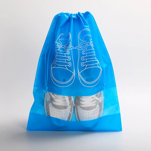 Льняная сумка, водонепроницаемая система хранения, портативные универсальные бахилы, сумка для обуви из нетканого материала, в корейском стиле, сделано на заказ