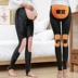 Bà bầu quần legging cộng với quần nhung dày ấm áp quần mùa thu đông