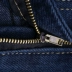 Làm việc của nam giới jeans chịu mài mòn hàn điện thẳng lỏng kích thước lớn phân bón trong cao eo phần dày trung niên quần cha nạp