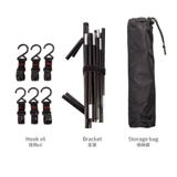 Дорожная металлическая портативная складная угловая рама для кемпинга, сушилка, алюминиевый сплав