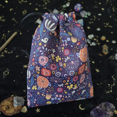 фланель сумки 魔法药草收纳袋13x18cm复合绒herbs礼物水晶小物件礼品袋