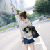 2018 mùa thu mới dài tay hoang dã áo len cardigan bất thường của phụ nữ mặc áo khoác ngoài tua rua cardigan nữ Cardigan