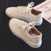 Mùa hè 2019 mới cơ bản cỡ lớn giày trắng nhỏ nữ sinh viên Hàn Quốc hoang dã Giày trắng 41 giày vải thủy triều giày 42 - Plimsolls Plimsolls