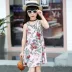 2018 mới cô gái ăn mặc mùa hè trẻ em mùa hè váy trẻ em lớn Hàn Quốc phiên bản của hoa cô gái bãi biển váy