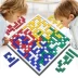 Đấu sĩ cờ vua 2-4 người vuông trò chơi trẻ em cờ vua cha mẹ và con tương tác câu đố máy tính để bàn đồ chơi Tetris đồ chơi thông minh cho bé 2-3 tuổi Trò chơi cờ vua / máy tính để bàn cho trẻ em