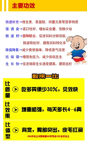 Продвижение пионера пионера поставки удобрений Premier Premier Пробиотики с высокой эффективностью свиньи корм для свиньи