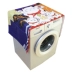 Hộ gia đình máy giặt bìa vải mèo may mắn phim hoạt hình Nhật Bản bảo vệ bụi che tủ tủ lạnh phổ nhỏ bìa khăn vải