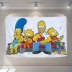 The Simpsons ins cô gái treo tường vải che phòng ký túc xá thiết kế nội thất phòng ngủ cạnh giường ngủ nền tấm thảm tùy chỉnh - Tapestry 	thảm treo tường doremon	 Tapestry