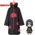 Áo choàng Naruto tổ chức Akatsuki áo gió Sasuke Itachi Obito mặt nạ cospliay anime quần áo hai chiều