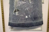 Элитная модная джинсовая юбка, высокая талия, облегающий крой, 38